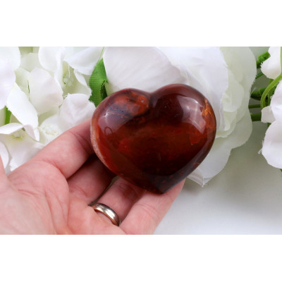 Srdce Karneol č. 918 (60x52x27 mm) | Levné Minerály