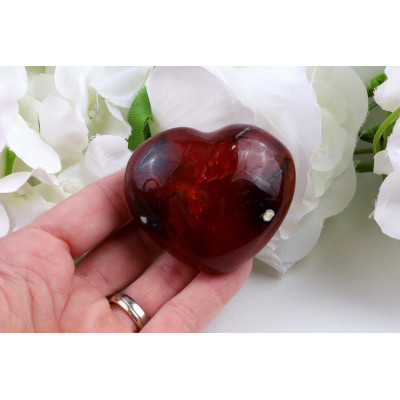 Srdce Karneol č. 919 (56x48x26 mm) | Levné Minerály