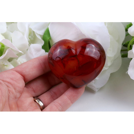 Srdce Karneol č. 920 (55x47x33 mm) | Levné Minerály
