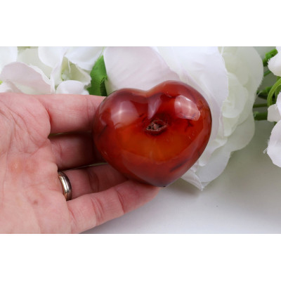 Srdce Karneol č. 920 (55x47x33 mm) | Levné Minerály