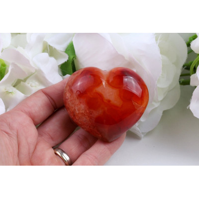 Srdce Karneol č. 921 (54x48x28 mm) | Levné Minerály