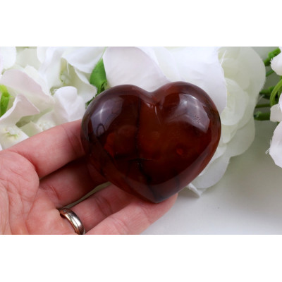 Srdce Karneol č. 922 (63x53x28 mm) | Levné Minerály