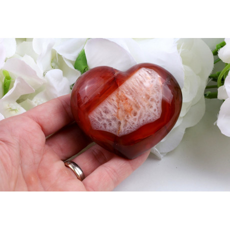 Srdce Karneol č. 922 (63x53x28 mm) | Levné Minerály