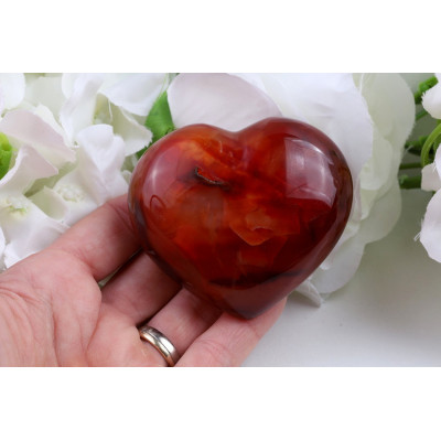 Srdce Karneol č. 923 (65x58x28 mm) | Levné Minerály