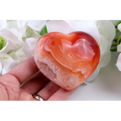 Srdce Karneol č. 924 (69x62x31 mm) | Levné Minerály