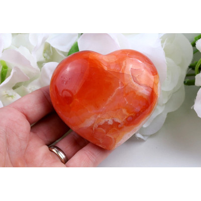 Srdce Karneol č. 924 (69x62x31 mm) | Levné Minerály
