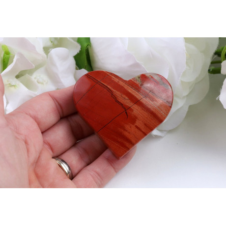 Srdce červený jaspis č. 927 (55x48x19 mm) | Levné Minerály