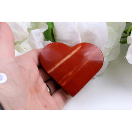 Srdce červený jaspis č. 928 (63 mm) | Levné Minerály