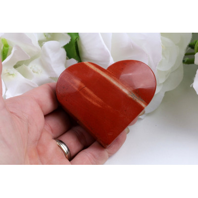 Srdce červený jaspis č. 928 (63 mm) | Levné Minerály
