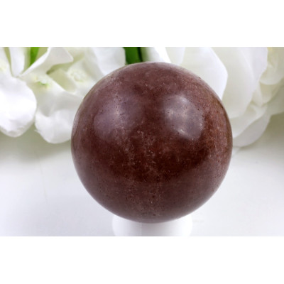 Koule Jahodový křemen č. 938 (63 mm) | Levné Minerály