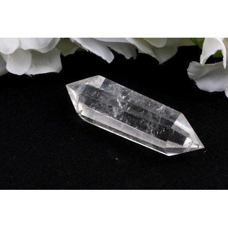 Dvojitý Hrot Křišťál č. 952 (77x26x21 mm) | Levné Minerály