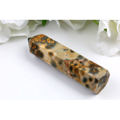 Obelisk Ocean jaspis (88x25x21 mm) | Levné Minerály