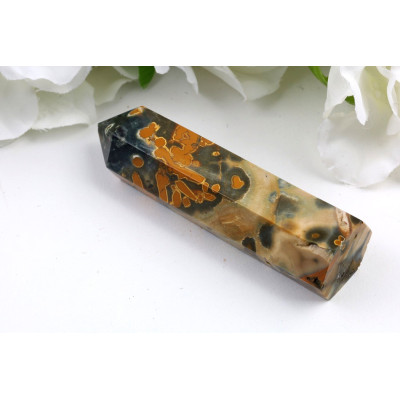 Obelisk Ocean jaspis (88x25x21 mm) | Levné Minerály