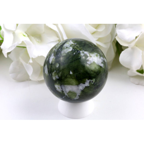 Koule Xiuyan nefrit č. 990 (57 mm) | Levné Minerály