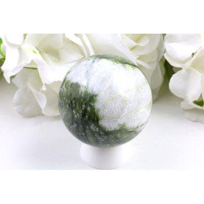 Koule Xiuyan nefrit č. 992 (58 mm) | Levné Minerály