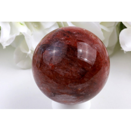 Koule Ohnivý křemen č. 1003 (62 mm) | Levné Minerály