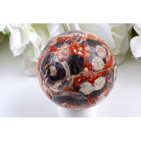 Koule Penízkový achát č. 1010 (62 mm) | Levné Minerály