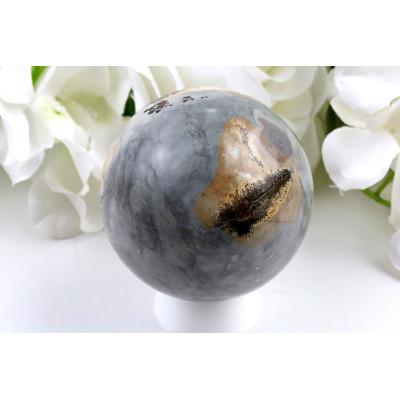 Koule Jaspis obrázkový č. 1018 (62 mm) | Levné Minerály