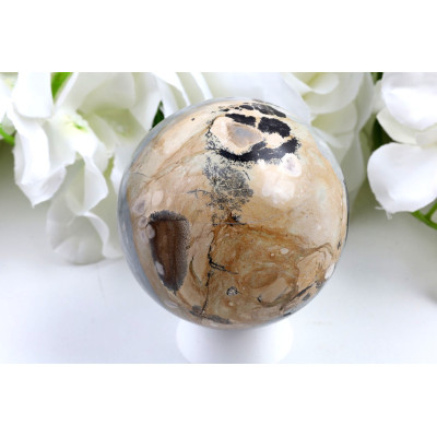 Koule Jaspis obrázkový č. 1018 (62 mm) | Levné Minerály