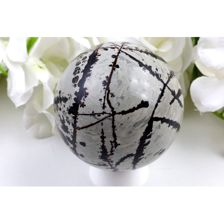 Koule Jaspis obrázkový č. 1019 (68 mm) | Levné Minerály