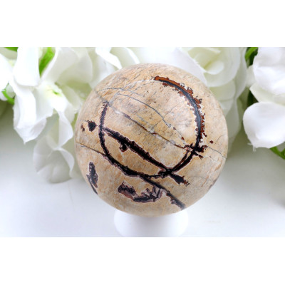 Koule Jaspis obrázkový č. 1020 (65 mm) | Levné Minerály