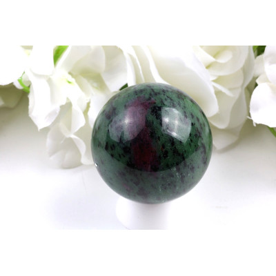 Koule Rubín v zoisitu č. 1023 (53 mm) | Levné Minerály