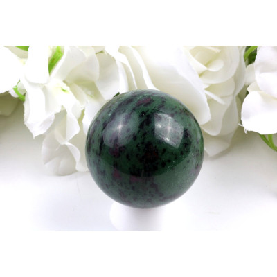 Koule Rubín v zoisitu č. 1023 (53 mm) | Levné Minerály