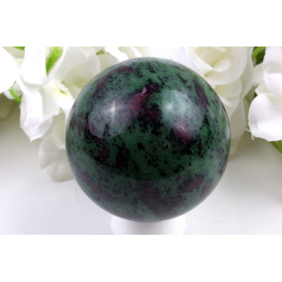 Koule Rubín v zoisitu č. 1024 (68 mm) | Levné Minerály