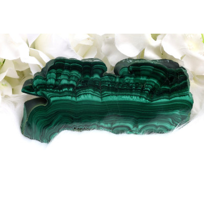 Plátek Malachit 137x71x12 mm | Levné Minerály