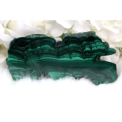 Plátek Malachit 137x71x12 mm | Levné Minerály