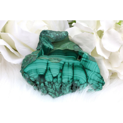 Plátek Malachit č. 1031 (89x75x12 mm) | Levné Minerály