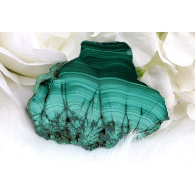 Plátek Malachit č. 1031 (89x75x12 mm) | Levné Minerály