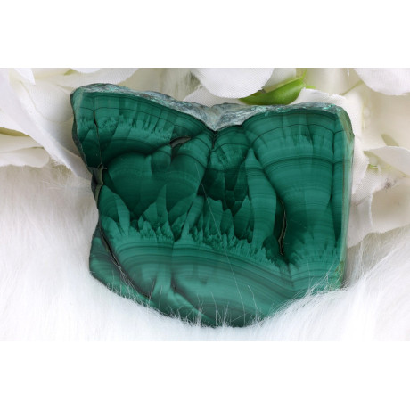 Plátek Malachit č. 1032 (67x58x13 mm) | Levné Minerály