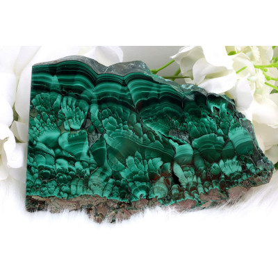 Plátek Malachit č. 1036 (139 mm) | Levné Minerály