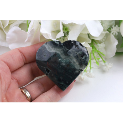 Srdce Ocean jaspis č. 1054 (50x48x20 mm) | Levné Minerály