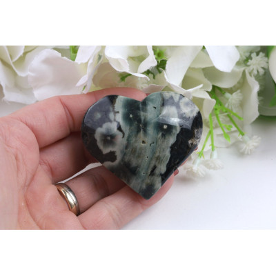 Srdce ocean jaspis č. 1055 (51x45x25 mm) | Levné Minerály