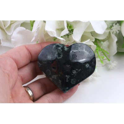 Srdce Ocean jaspis 54x48x24 mm | Levné Minerály