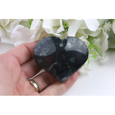 Srdce Ocean jaspis 54x48x24 mm | Levné Minerály