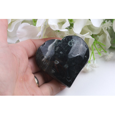 Srdce Ocean jaspis (55x51x26 mm) | Levné Minerály