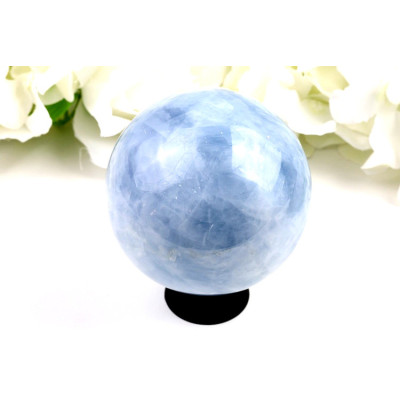 Celestýnová koule 75mm | Madagaskar | Prémiová kvalita