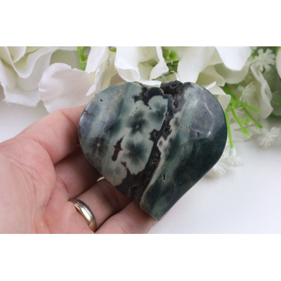 Srdce ocean jaspis č. 1063 (60x57x25 mm) | Levné Minerály