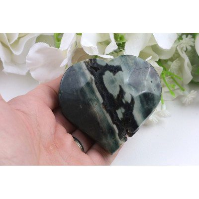 Srdce ocean jaspis č. 1063 (60x57x25 mm) | Levné Minerály