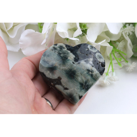 Srdce Ocean Jaspis č. 1064 (56x51x24 mm) | Levné Minerály