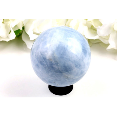Celestýnová koule 75mm | Madagaskar | Prémiová kvalita