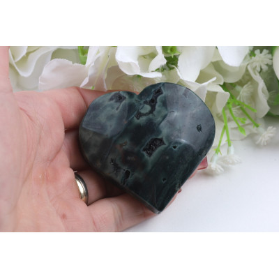 Srdce ocean jaspis č. 1065 (58x54x24 mm) | Levné Minerály