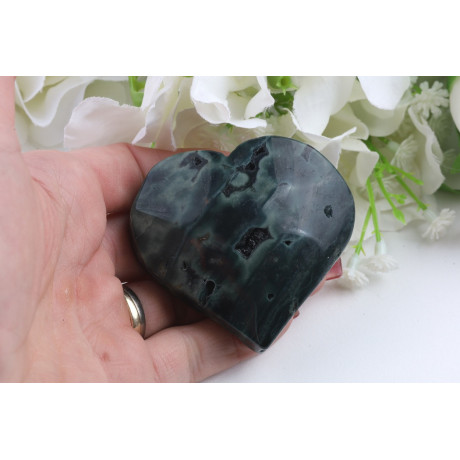 Srdce ocean jaspis č. 1065 (58x54x24 mm) | Levné Minerály