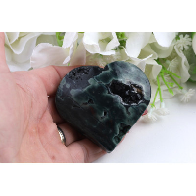 Srdce ocean jaspis č. 1065 (58x54x24 mm) | Levné Minerály