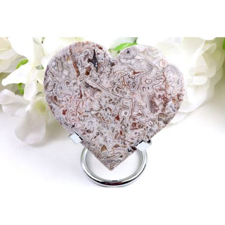 Srdce Mexický achát č. 1086 (98x93 mm) | Levné Minerály