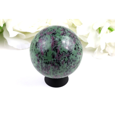 Rubín v zoisitu koule 68mm 562g - Přírodní kámen Čína