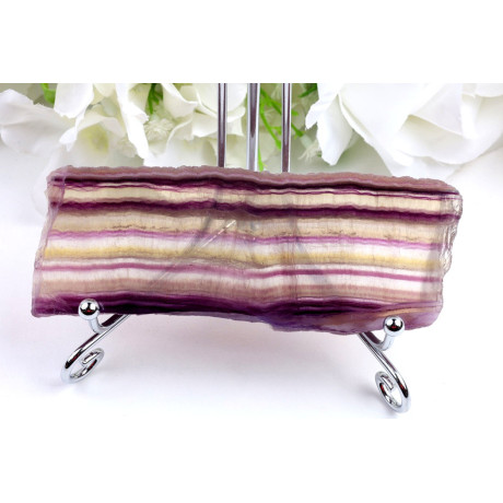 Plátek Duhový fluorit 116x46x10 mm | Levné Minerály